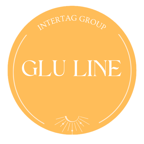 A bottle of a GLU LINE product